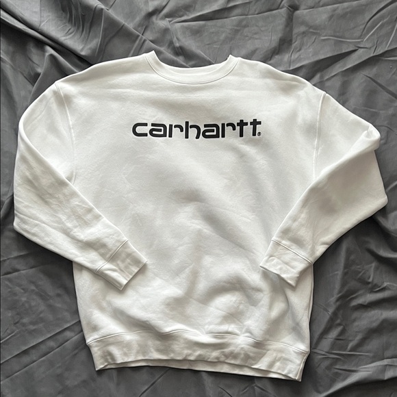 Carhartt Other - Carhartt Men's White Crewneck Sweater